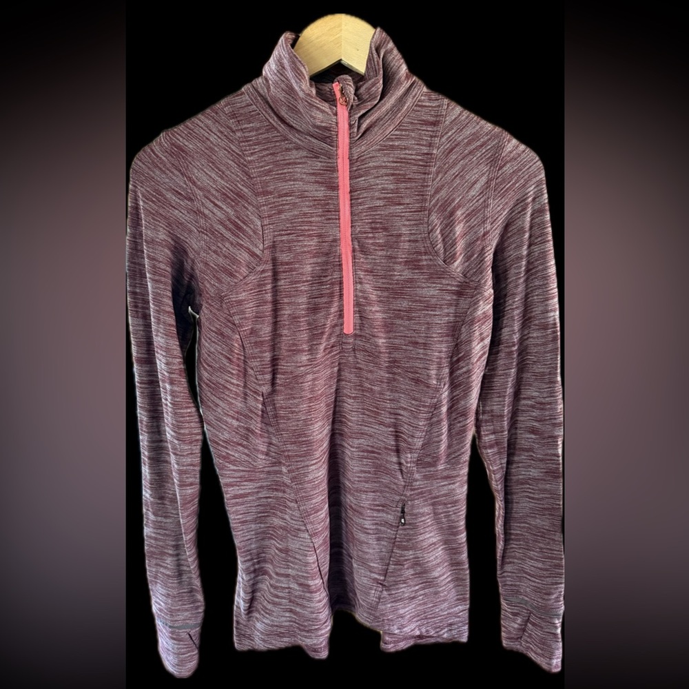 Lululemon Athletica Heathered  Quarter-Zip Pullover
